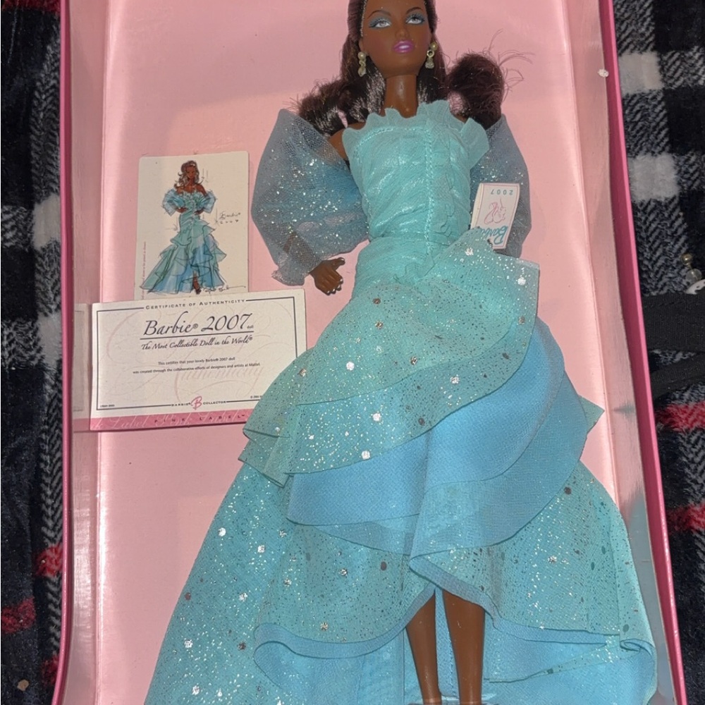 Blue Sparkle Barbie Doll